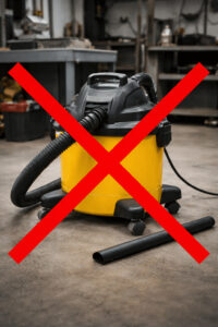 Common Dust Collection Mistakes (Indiana Guide) no shop vac